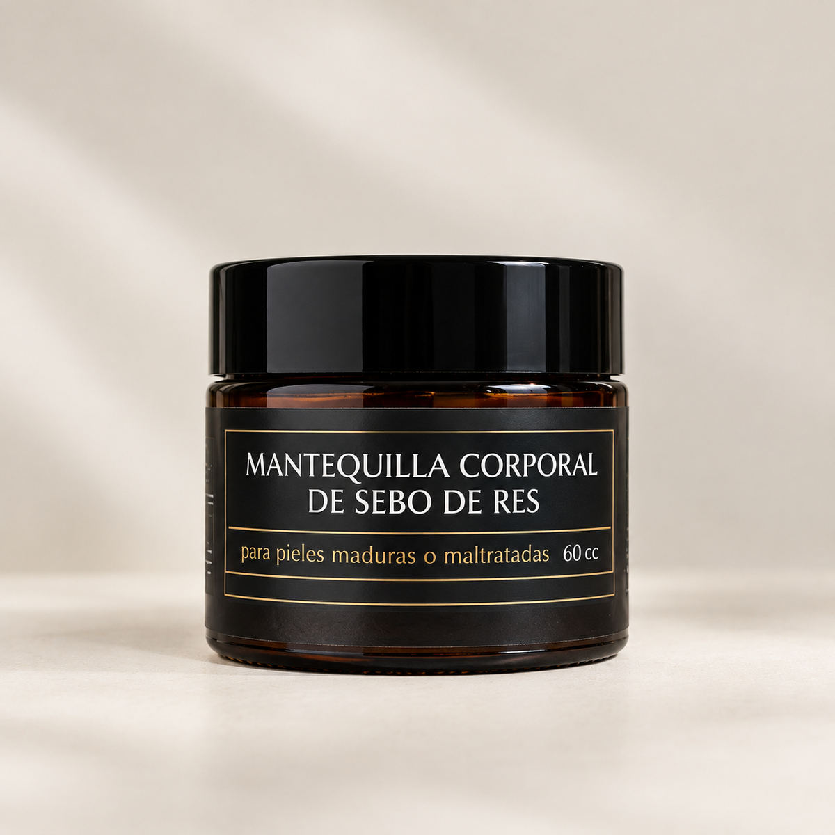 Mantequilla Corporal De Sebo De Res Con Fragancia A Vainilla 60ml
